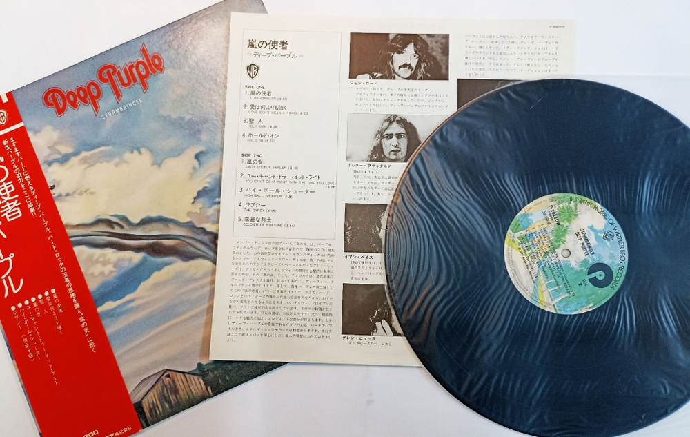 Винтажная виниловая пластинка Deep Purple Stormbringer (Japan 1974)