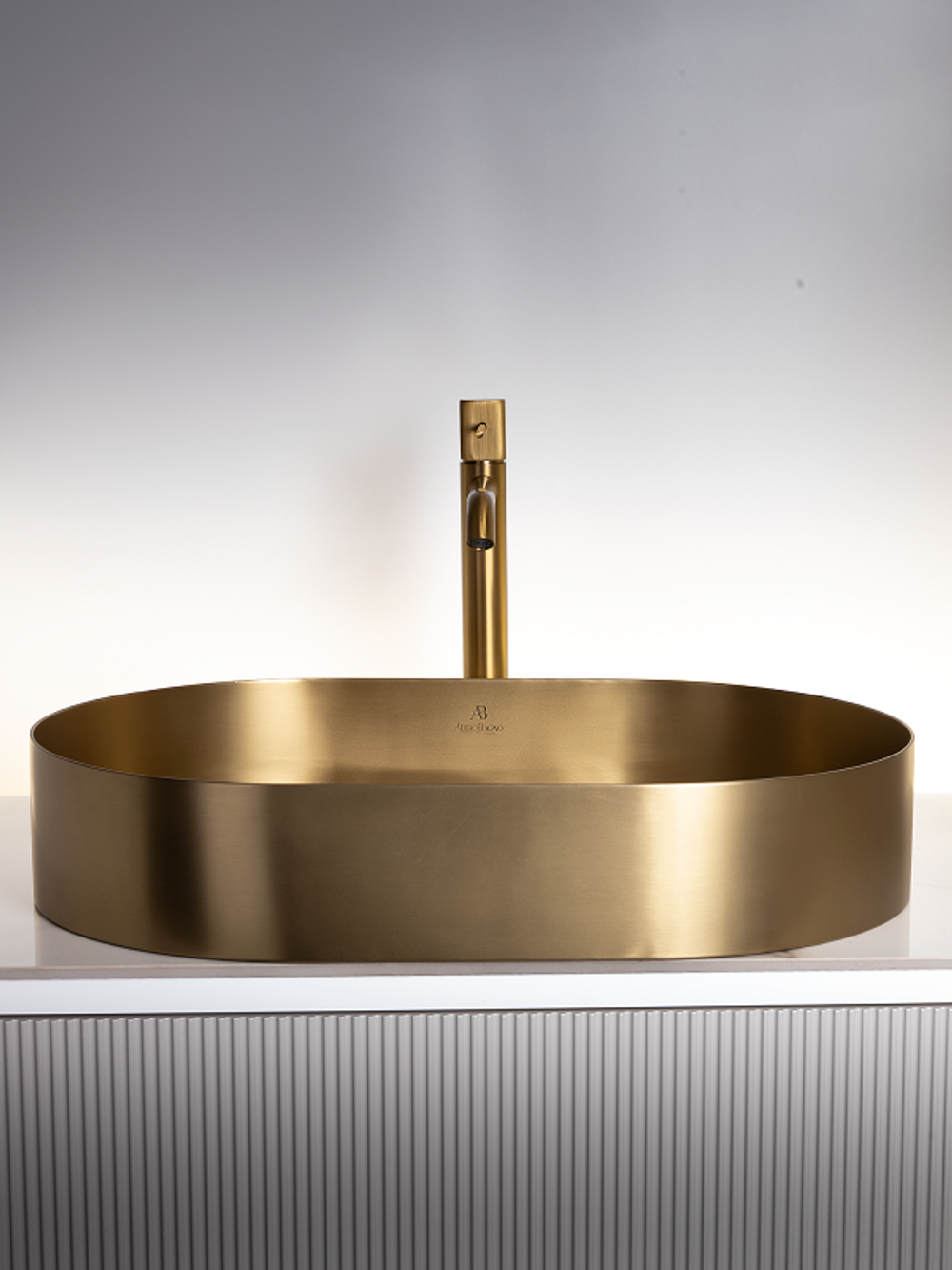 Раковина AltroBagno Eterno 001025 OrSp из нержавеющей стали