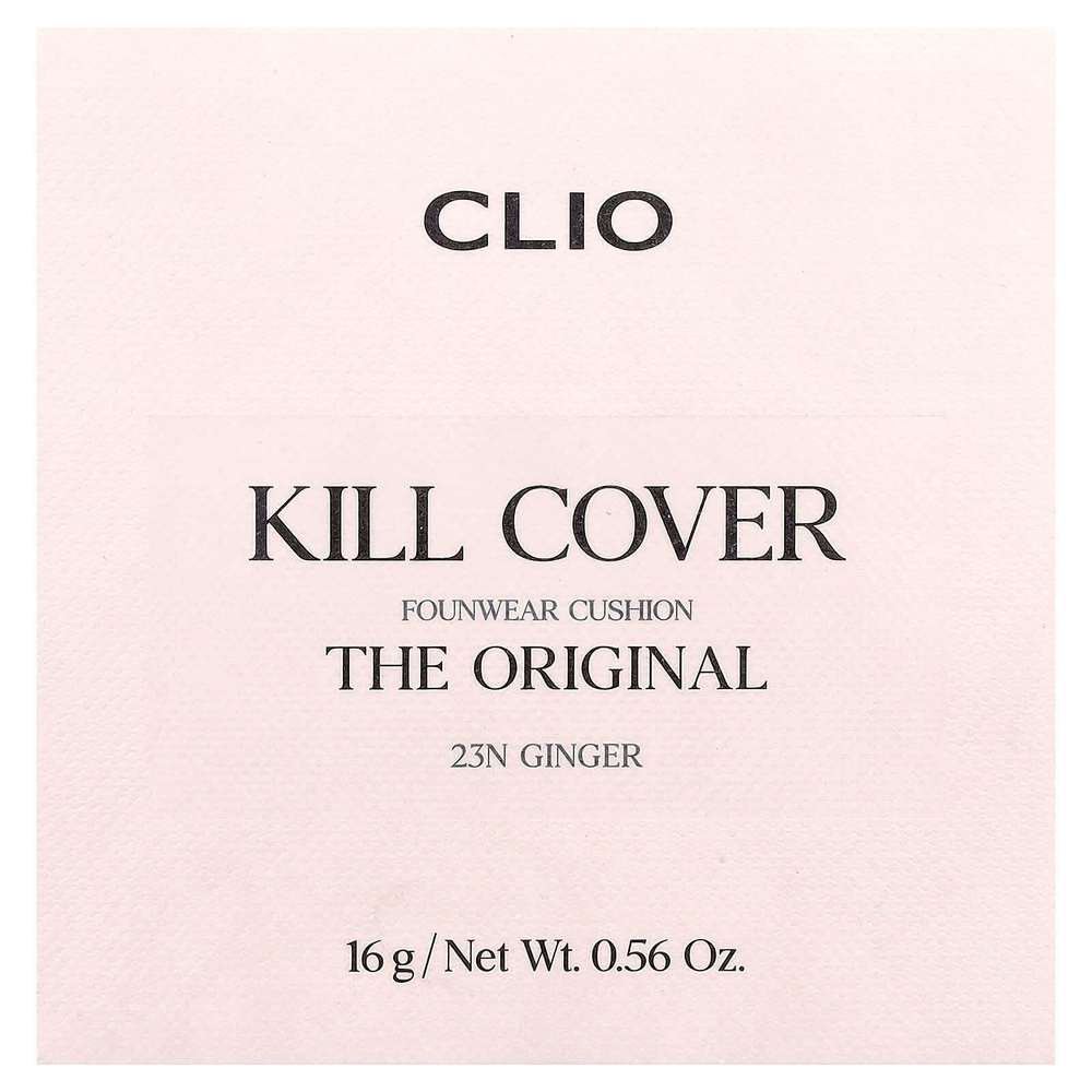 Clio, Death Cover FounWear, кушон, оттенок 23N имбирь, 16 г (0,56 унции)