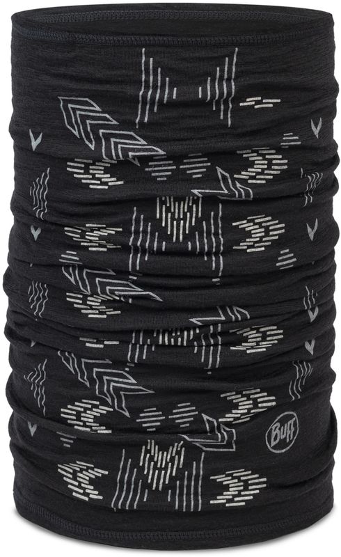 Бандана-труба Buff Merino Lightweight Prints Vanyr Black Фото 1