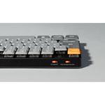 Беспроводная механическая ультратонкая клавиатура QMK Keychron K1 Max, 87 клавиш, Hot Swap, RGB-подсветка, Gateron Brown Switch (K1M-H3-RU)