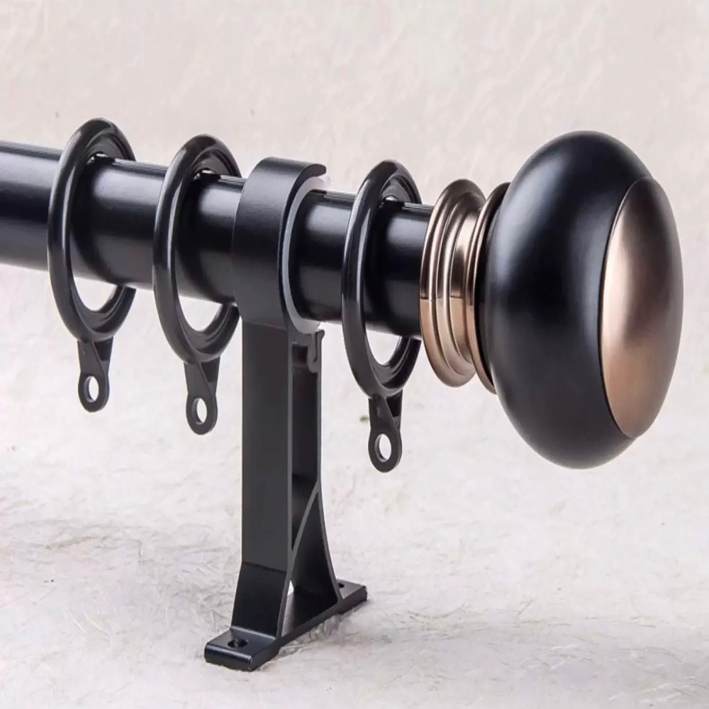 Карниз для штор настенный, алюминиевый, бесшумный