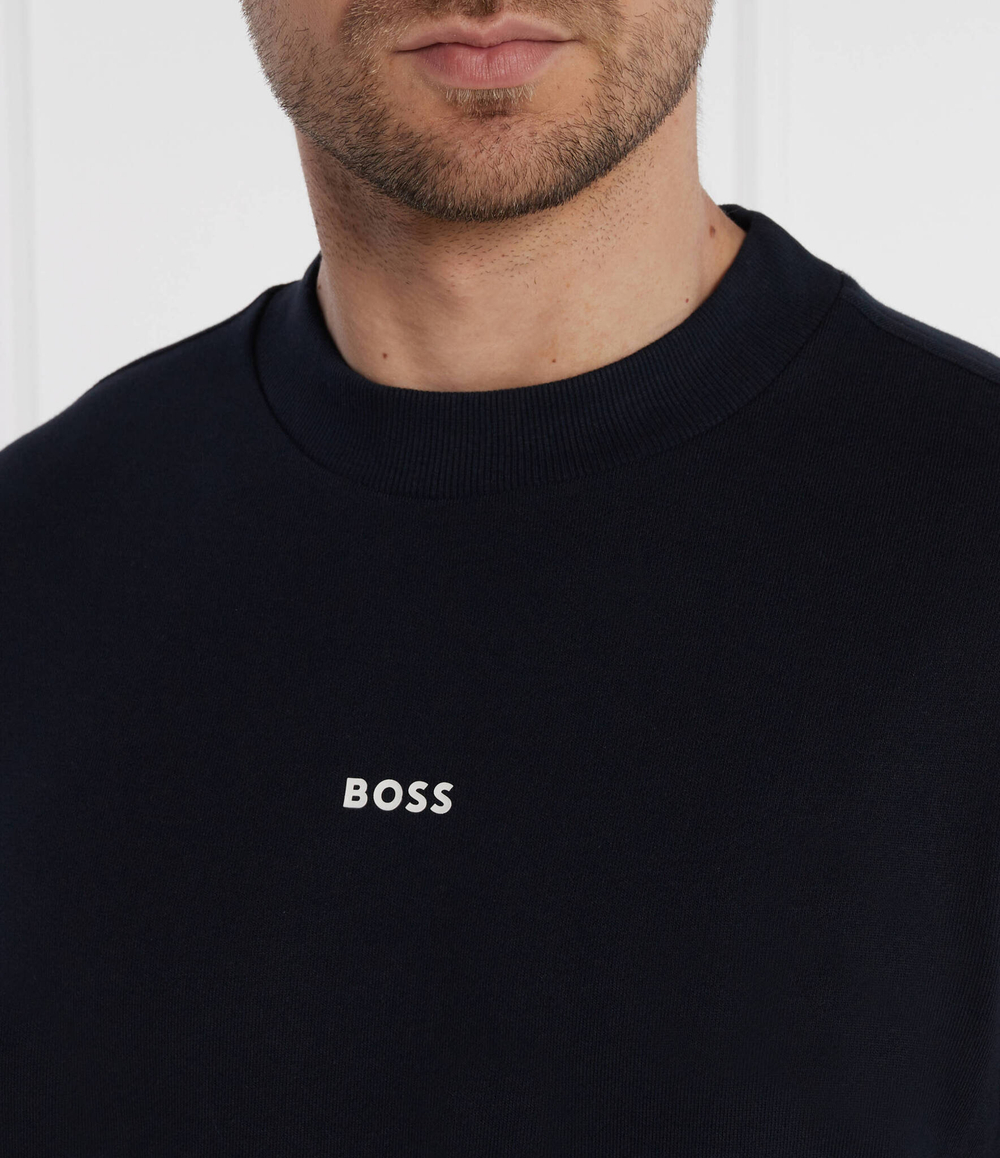 Худи WeSmallcrew BOSS ORANGE - темно-синий(50514541)