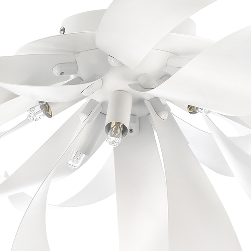 754166 Люстра TURBIO 6х6W (led) G9 БЕЛЫЙ МАТОВЫЙ