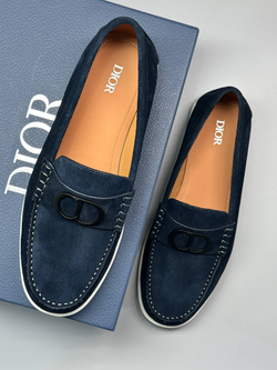 Лоферы синие Dior