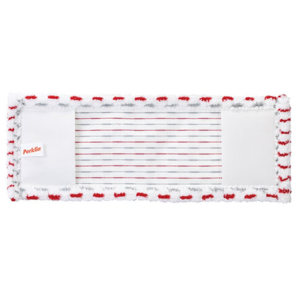 Швабра КОМПЛЕКТ черенок 75-130 см + флаундер 40 см + МОП микрофибра/абразив (ТИП К), PERKLIN (ПЕРКЛИН), 700980