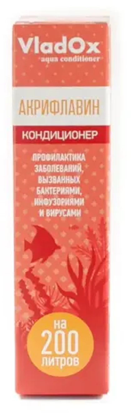 VLADOX Акрифлавин Кондиционер для аквариумной воды, 50 мл