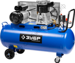 ЗУБР 440 л/мин, 100 л, 2200 Вт, ременной масляный компрессор, Профессионал (ЗКПМ-440-100-Р-2.2)