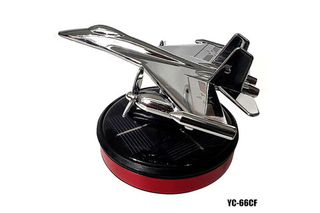 Ароматизатор-игрушка -на торпеду- Самолет-Истребитель - солн батар (жидк)- YC-66CF Colorful