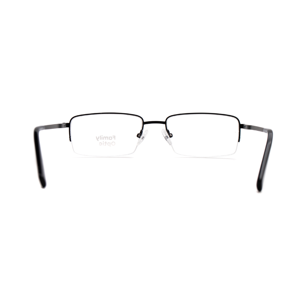 Оправа прямоугольная Family Optic MM2079 C1 черный/стальной (Китай)