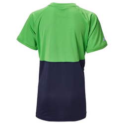 Футболка для мальчика теннисная Babolat Play Crew Neck Tee Boy - peacoat/poison green