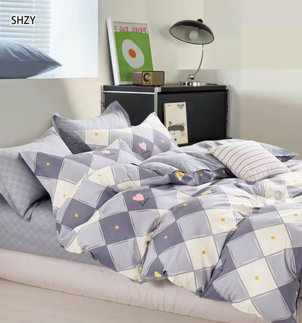 КПБ Дуэт с простыней на рез. 180х200 ПОПЛИН "П18"