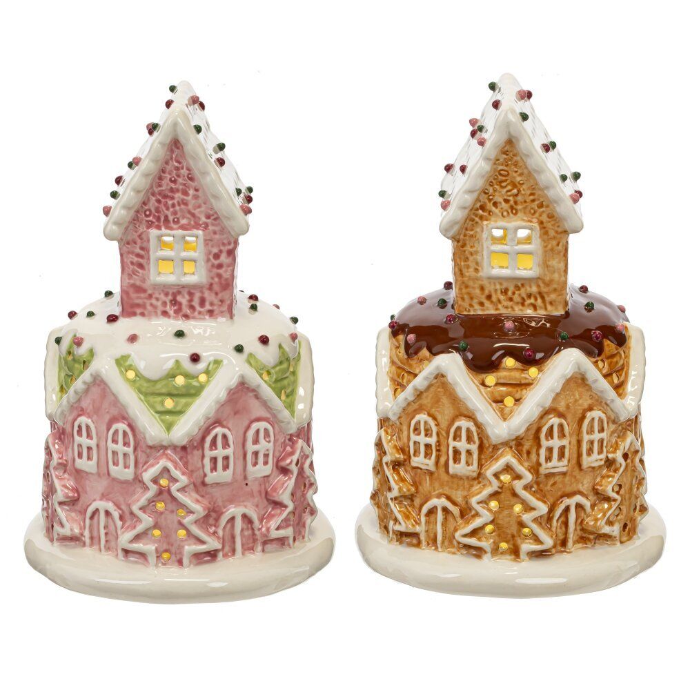 GAEM Фигурка декоративная "Домик" с подсветкой (LR44х3 ), L11,5 W11,5 H17,5 см, 2в.