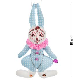 РусКукла RK-458/3 Кукла подвесная «Кролик в валенках»