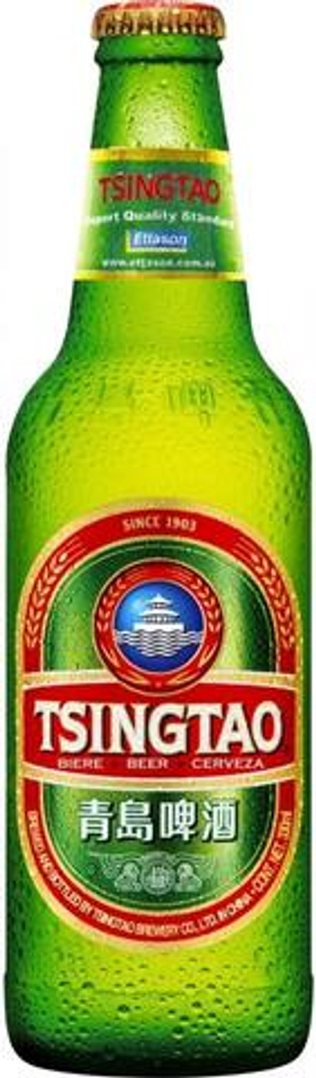 Циндао светлое фильтр 4,7% 0,64 л Циндаоская пивовар Чехия