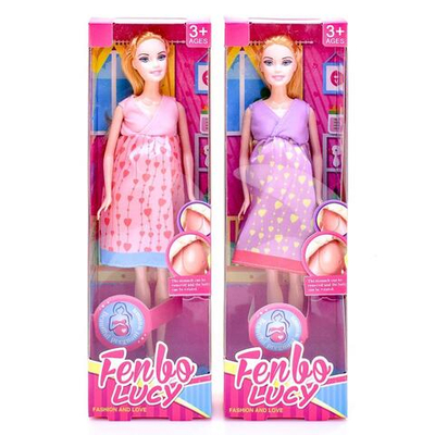 Кукла тип Модель беременная коробка FB076