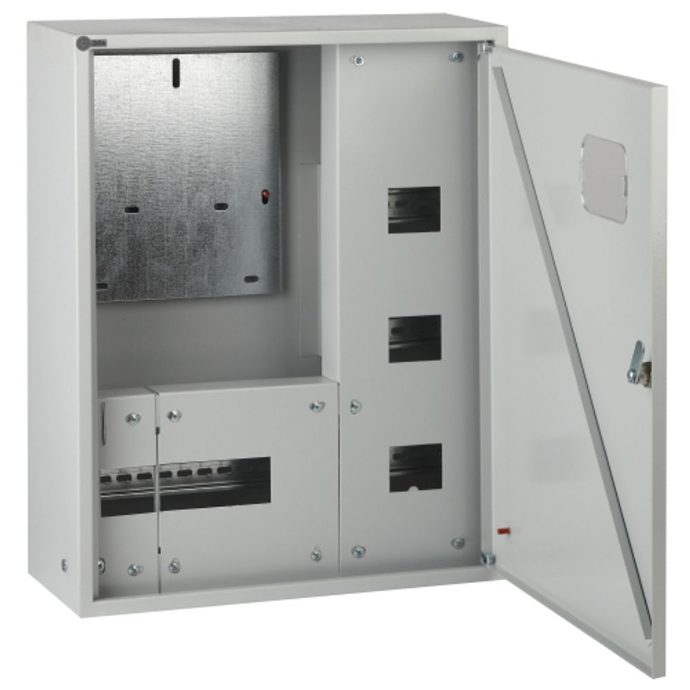 Корпус металлический навесной ЭРА ЩУРН-3/18 (350х450х155) IP31 УХЛЗ серый | Корпуса металлические учетно-распределительные