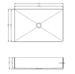 Раковина AltroBagno Solido 001023 RaSp из нержавеющей стали