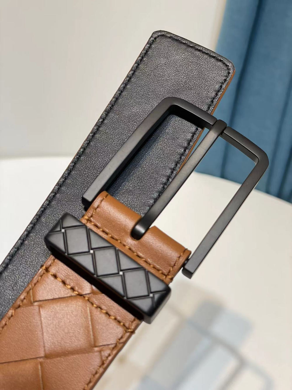 Ремень из мягкой итальянской телячьей кожи