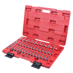 МАСТАК (100-10039C) Набор торцевых головок и насадок для обслуживания амортизаторов, кейс, 39 предметов