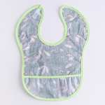 5545682 Нагрудник детский, непромокаемый с карманом «Лес» на липучке