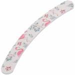 Пилка для ногтей наждачная на блистере бумеранг «Ultramarine», рисунок цвет микс,17,5*2см