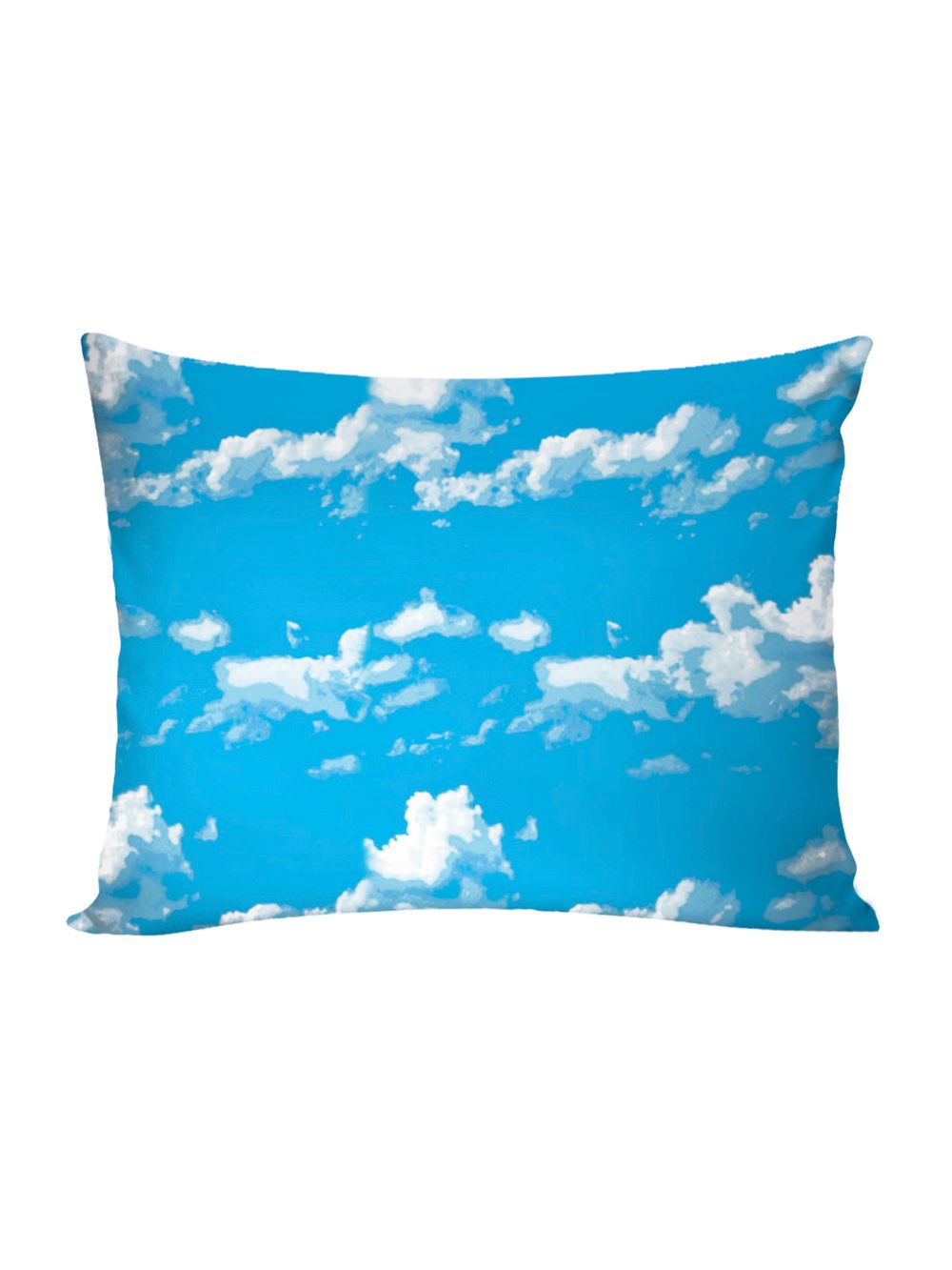 Постельное белье "Облака" 1,5-сп   наволочка 50х70 1шт Простынь на резинке 90х200 см  Пододеяльник 145х215 см  Сказка сатин