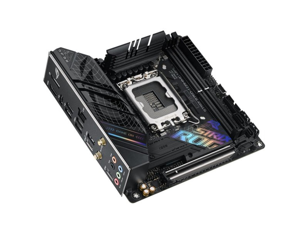 Материнская плата Asus Rog Strix B760-i Gaming Wifi, Socket LGA 1700, Intel B760, mini-ITX, RTL [90MB1D90-M1EAY0]