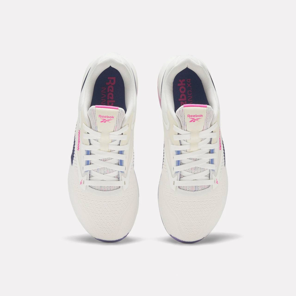 Кроссовки женские Reebok Nano X4 (Бело-Синие)