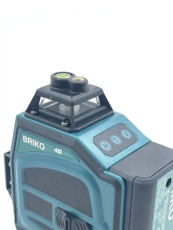 Лазерный уровень нивелир строительный 4D BRIKO 4D, Зеленый луч / 16 линии