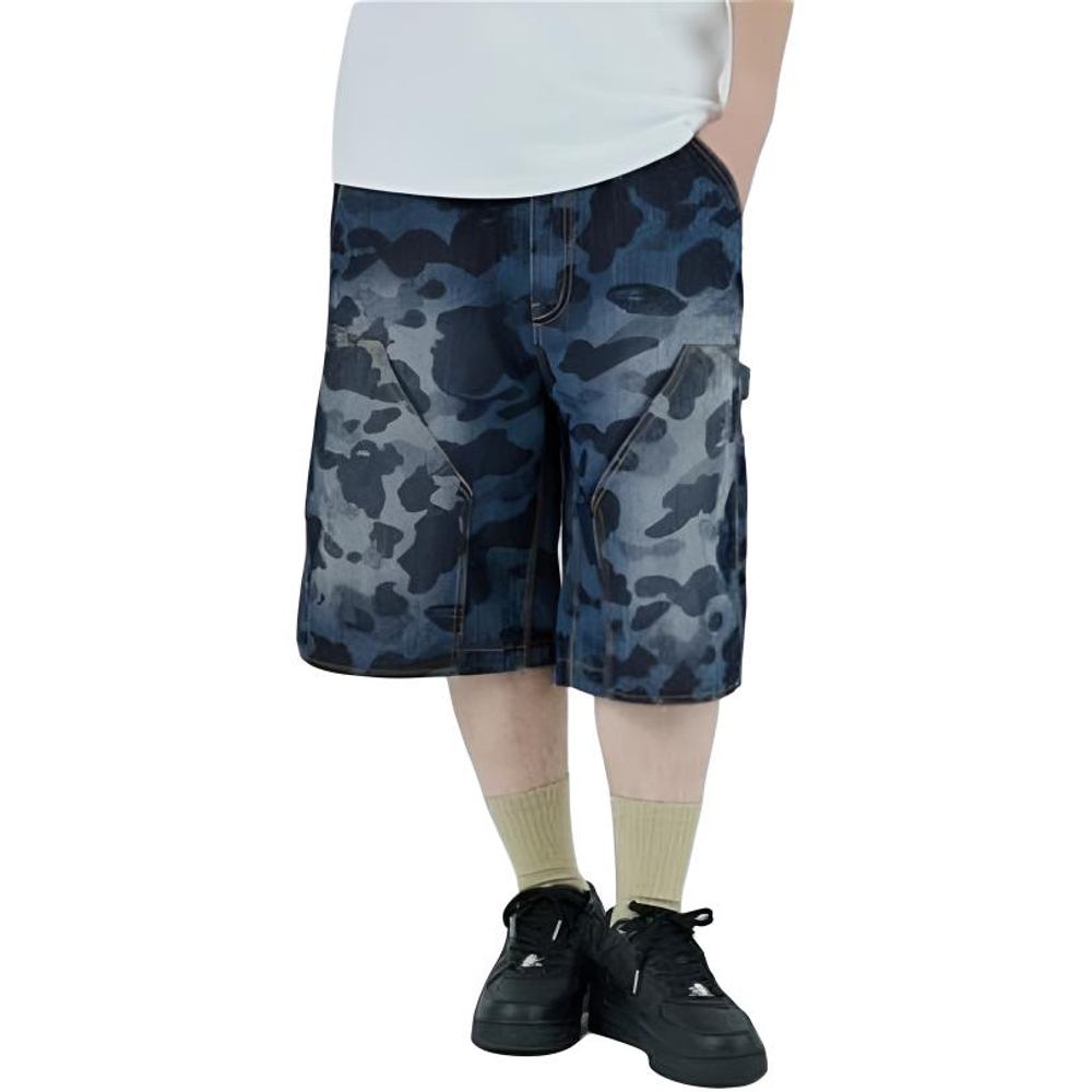 A Bathing Ape Bathing Ape 1st Camo Denim Шорты