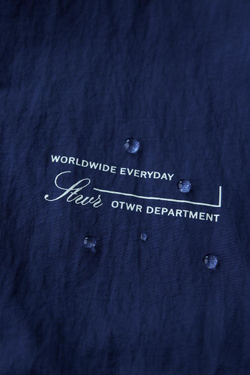 ZARA ВЕТРОВКА ИЗ ВЫСОКОТЕХНОЛОГИЧНОЙ ТКАНИ, СИНИЙ