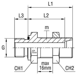 Штуцер FDE DL22 BSP 3/4 (корпус)