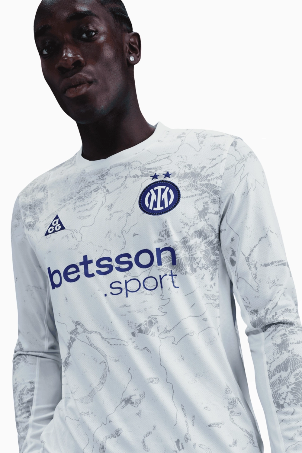 Футболка с длинными рукавами Nike Inter Milan x ACG 25/26 Goalkeeper Stadium - белый