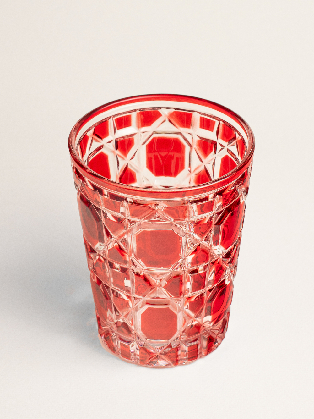 Стакан глазурный Cannage Красный