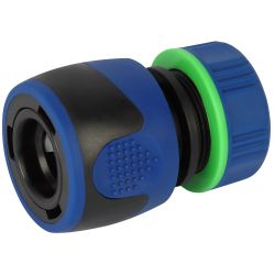 Коннектор GREEN APPLE GAP-C1202 для шланга с аквастопом 12 мм 1/2 дюйма пластик TPR | Аксессуары для полива Green Apple