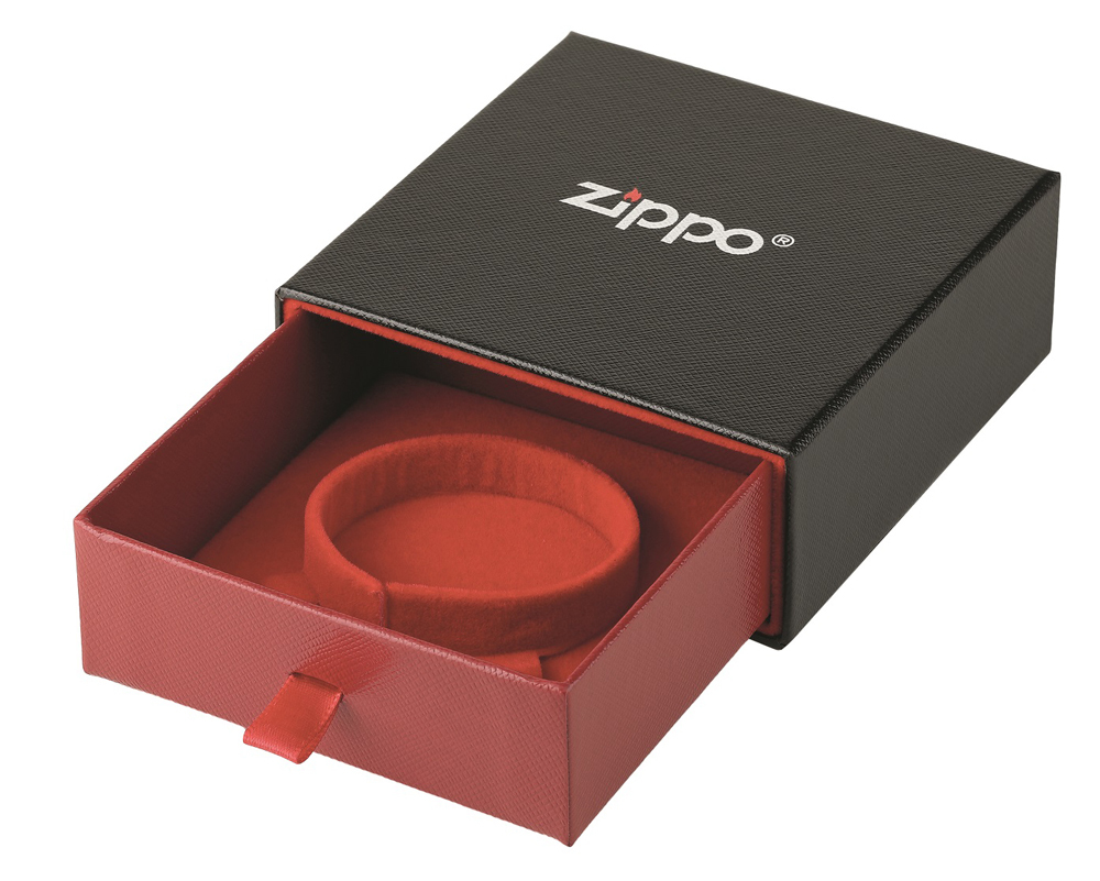 Мужской браслет из говлита и стали Zippo 2007165