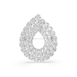 MATRIX:BROOCH TENNIS WHITE/RHS