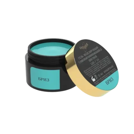 Гель моделирующий самовыравнивающийся цветной Бриз 15мл,ОПЦИЯ