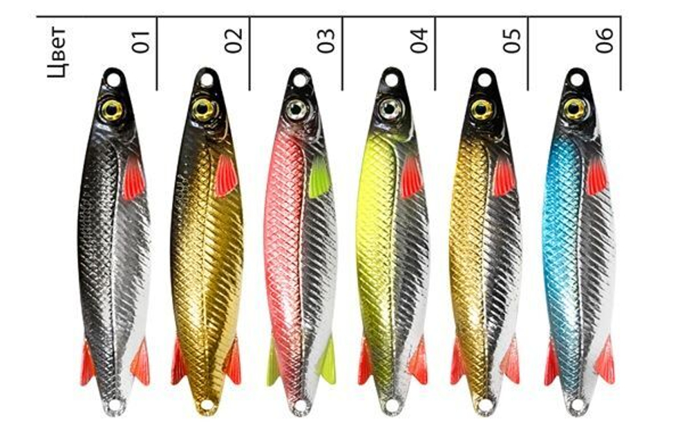 Блесна колебалка ТОБИК 80,0mm, 24,0g 03 , 1 шт