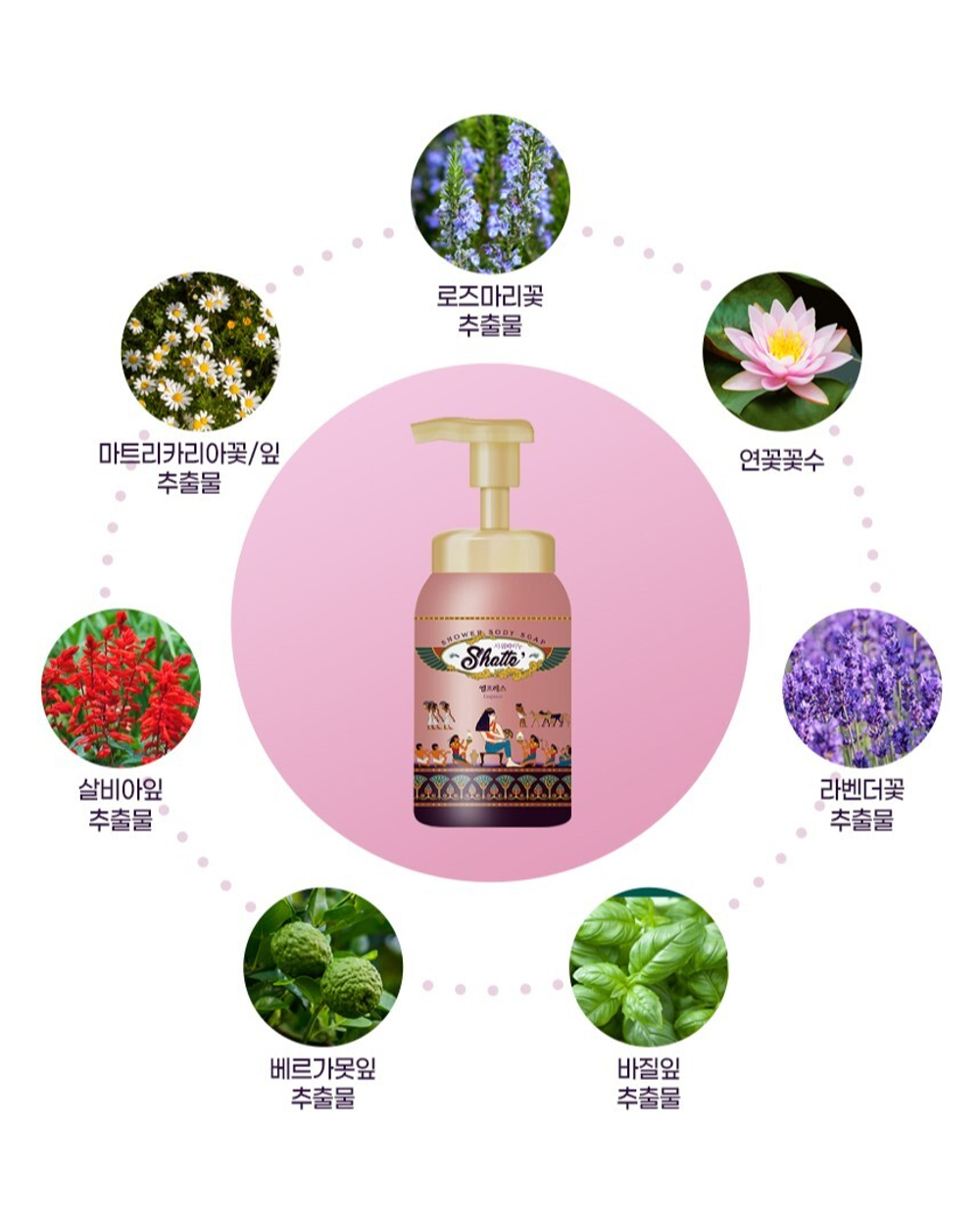 Mukunghwa Shower Body Soap Bubble Empress гель-пенка для тела увлажняющая с цветочным ароматом