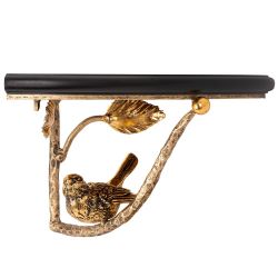 Полочка угловая Терра Нота Орех Амбер