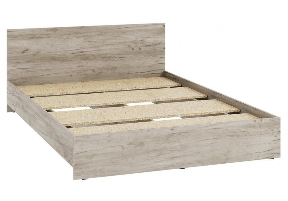 Кровать Woodville Адайн КР-140 140х200 дуб крафт серый, дуб крафт серый
