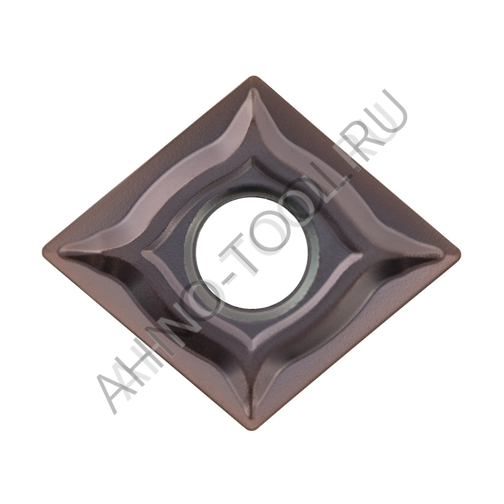 Пластина твердосплавная ISO CNMG120404-MFA APM20B AHNO по жаропроч. и нерж.стали, получистовая