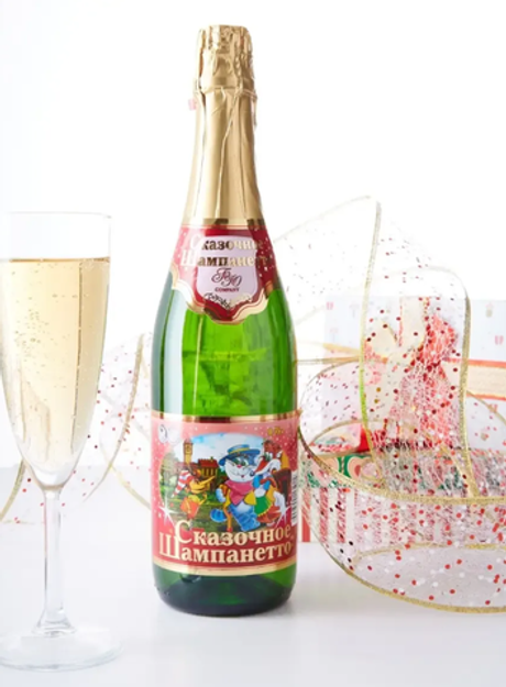 Сказочное Шампанетто "Экстра-ситро" 0,75 л. с/т. (6 шт. в упаковке)