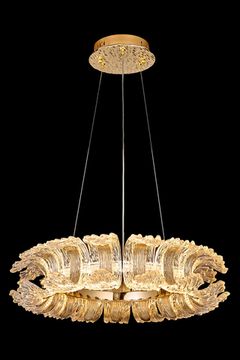 Подвесная люстра LED 85W 3000K LE3050/600 GD золото Moana Leon