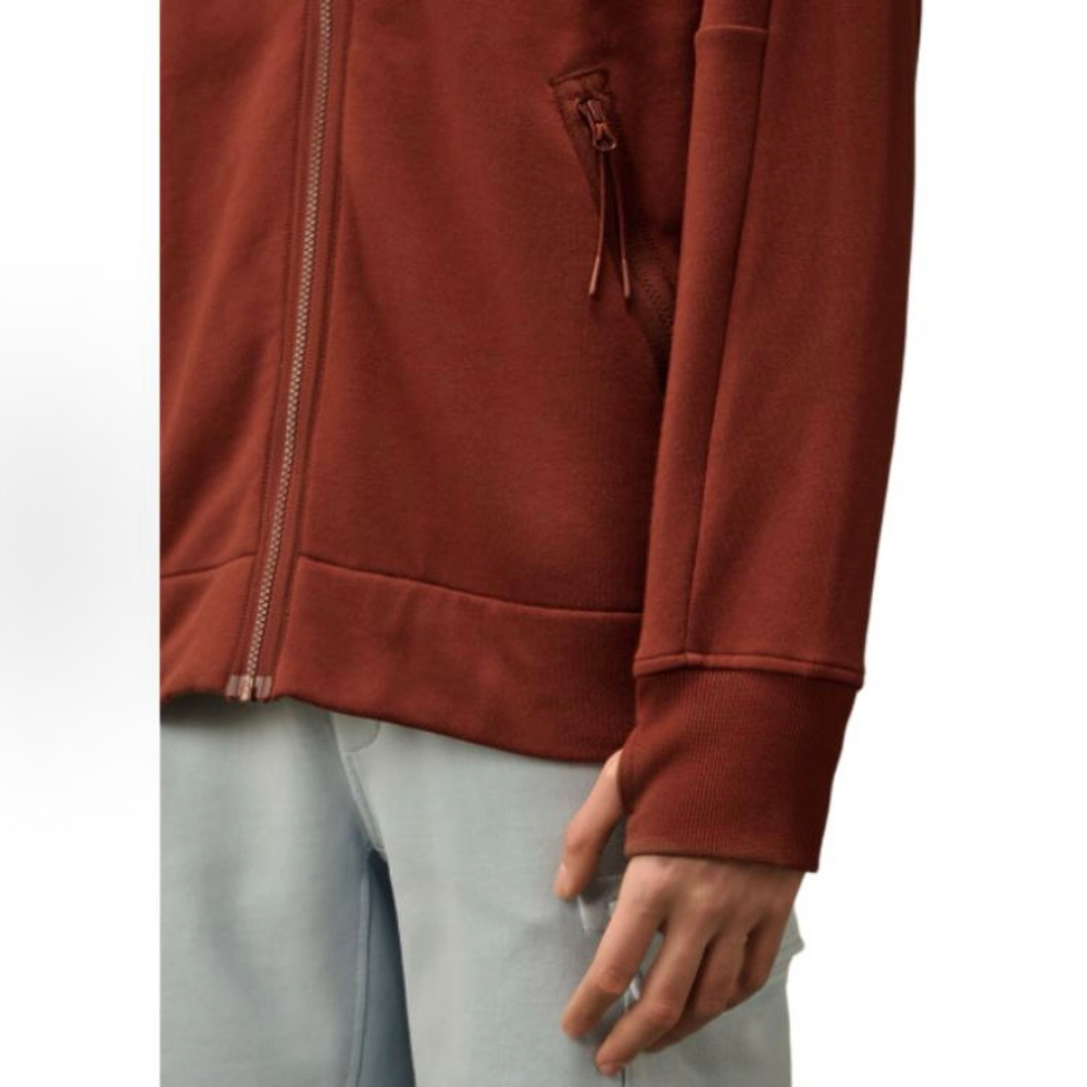 C.P. Company Goggle Zip Hoodie Red