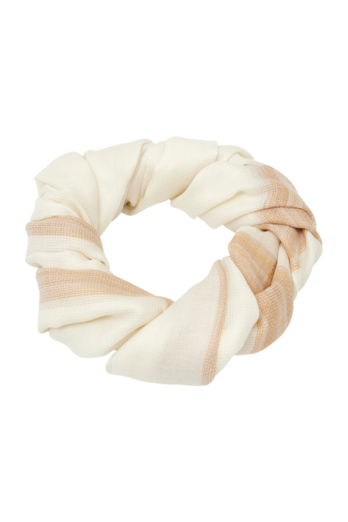 Палантин из кашемира, молочный