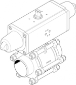 VZBA-3-WW-63-T-22-F0710-V4V4T-PS180-R-9 Шаровой кран с приводом