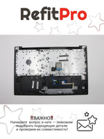 Верхняя панель с клавиатурой (топкейс) для ноутбука Lenovo V145-15AST. раскладка - русская, без подсветки, черная (5CB0T25482), оригинал